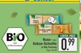 Nuss-Schnitte von Edeka Bio im aktuellen EDEKA Prospekt für 0,99 €