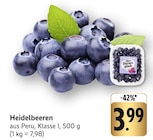 Heidelbeeren bei EDEKA im Salach Prospekt für 3,99 €