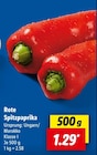 Lidl - Rote Spitzpaprika Angebot im Prospekt Rote Spitzpaprika bei Lidl im Prospekt "" für 1,29 €
