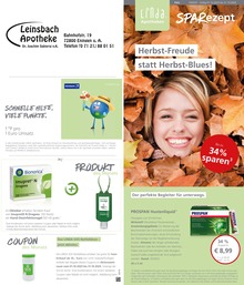 LINDA Premiumapotheke Prospekt für Pfullingen: "Aktuelle Angebote", 3 Seiten, 01.10.2025 - 31.10.2025