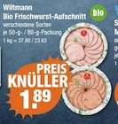 Bio Frischwurst-Aufschnitt im V-Markt Prospekt Bio Frischwurst-Aufschnitt von Wiltmann im aktuellen V-Markt Prospekt für 1,89 €