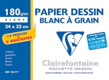 Plein Ciel Montval - Pochette 12 feuilles papier dessin Promo Pochette 12 feuilles papier dessin dans le catalogue Plein Ciel "La rentrée Tropicool ! avec Plein Ciel" à Montval