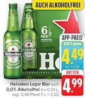 EDEKA - Lager Bier 0,0% Alkoholfrei Angebot im Prospekt Lager Bier 0,0% Alkoholfrei bei EDEKA im Prospekt "" für 4,49 €