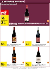 Promos Beaujolais Villages dans le catalogue "UN Noël POUR TOUS LES GOÛTS" de Carrefour à la page 40 Promos Beaujolais Villages dans le catalogue "UN Noël POUR TOUS LES GOÛTS" de Carrefour à la page 40