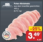 Puten-Ministeaks im Angebot bei Netto Marken-Discount in Bremerhaven Puten-Ministeaks Angebote von Gut Ponholz bei Netto Marken-Discount Bremerhaven für 3,49 €