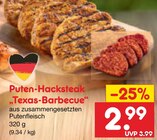 Puten-Hacksteak Texas-Barbecue Angebote bei Netto Marken-Discount Arnsberg für 2,99 €