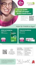 Aktueller mea - meine apotheke Apotheken Prospekt in Pfungstadt und Umgebung, "Unsere August-Angebote" mit 4 Seiten, 01.08.2025 - 31.08.2025
