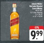 Red Label Blended Scotch Whisky Angebote von Johnnie Walker bei EDEKA Würzburg für 9,99 €