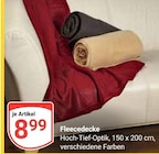 GLOBUS Braunschweig - Fleecedecke Angebot im Prospekt Fleecedecke bei GLOBUS im Braunschweig Prospekt für 8,99 €