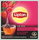 Thé noir fruits rouges à la fraise de france - LIPTON dans le catalogue Intermarché
