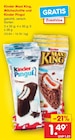 Kinder Maxi King, Milchschnitte und Kinder Pingui von Kinder im aktuellen Netto Marken-Discount Prospekt
