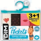 Lot de 3 slips femme coton stretch + 1 gratuit - DIM dans le catalogue Hyper U