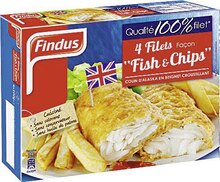 Casino Supermarchés Orange - Filets de Colin d’Alaska Façon «Fish & Chips» surgelés Promo Filets de Colin d’Alaska Façon «Fish & Chips» surgelés dans le catalogue Casino Supermarchés "Faites vous-plaisir cet été !" à Orange