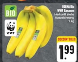 E center Biebelried - Bio WWF Bananen Angebot im Prospekt Bio WWF Bananen bei E center im Biebelried Prospekt für 1,99 €