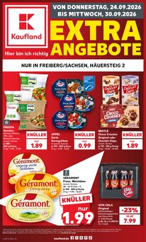 Cola im Kaufland Prospekt "EXTRA-ANGEBOTE" mit 8 Seiten (Freiberg)