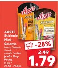 AOSTE Stickado Mini- Salamis im Kaufland Prospekt AOSTE Stickado Mini- Salamis im aktuellen Kaufland Prospekt für 1,79 €