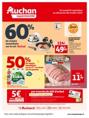 Prospectus Supermarchés Auchan Supermarché en cours à Chartainvilliers et alentours, "Auchan supermarché", 28 pages, 26/09/2023 - 08/10/2023 Catalogue Supermarchés Auchan Supermarché en cours à Chartainvilliers et alentours, "Auchan supermarché", 28 pages, 26/09/2023 - 08/10/2023