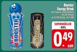 Energydrink im EDEKA Prospekt Energy Drink Original von Booster im aktuellen EDEKA Prospekt für 0,49 €