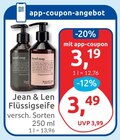 Flüssigseife im Angebot bei budni in Norderstedt Flüssigseife Angebote von Jean & Len bei budni Norderstedt für 3,19 €