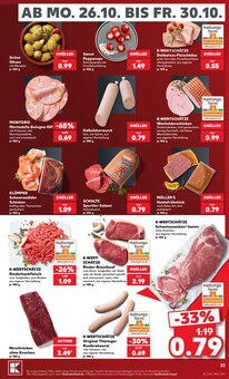 Rindfleisch im Kaufland Prospekt "Hier bin ich richtig" mit 80 Seiten (Braunschweig)