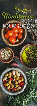 Hamberger Prospekt der Woche "Mediterran" Seite 1, 14.07.2025 bis 26.07.2025 für München Aktueller Hamberger Prospekt "Mediterran" Seite 1 von 52 Seiten für München