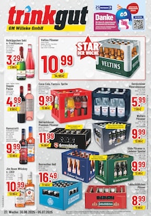 Veltins im Trinkgut Prospekt "Aktuelle Angebote" mit 6 Seiten (Braunschweig)