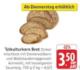 EDEKA - Urkulturkorn Brot Angebot im Prospekt Urkulturkorn Brot bei EDEKA im Prospekt "" für 3,50 €