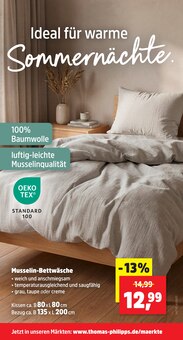 Bettwäsche im Thomas Philipps Prospekt "Top Angebote" mit 13 Seiten (Jena)