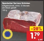 Spanischer Serrano Schinken Angebot in Aschau Spanischer Serrano Schinken im aktuellen Prospekt bei Netto Marken-Discount in Aschau