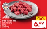 Aktuelle Rindfleisch Angebote bei Netto Marken-Discount in Hamburg Aktuelles Gulasch vom Rind Angebot bei Netto Marken-Discount in Hamburg ab 6,49 €