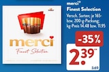 Merci Finest Selection von Storck im aktuellen ALDI SÜD Prospekt für 2,39 €