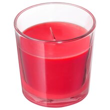 IKEA Halle - Duftkerze im Glas Rote Gartenbeeren/rot Duftkerze im Glas Rote Gartenbeeren/rot Angebot bei IKEA Halle im Prospekt "Zeit für mehr Weihnachtsstimmung"