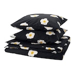 Bettwäsche-Set, 3-teilig schwarz/weiß/gelb 240x220/80x80 cm im IKEA Prospekt Bettwäsche-Set, 3-teilig schwarz/weiß/gelb 240x220/80x80 cm von ÖGONLOCKSMAL im aktuellen IKEA Prospekt für 24,99 €