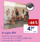 Acrylglas-Bild im ALDI SÜD Prospekt Acrylglas-Bild von im aktuellen ALDI SÜD Prospekt für 4,99 €