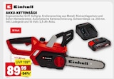 AKKU-KETTENSÄGE Angebote von Einhell bei E center Mannheim für 89,99 €