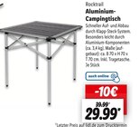 Lidl Recklinghausen - Aluminium Campingtisch Angebot im Prospekt Aluminium Campingtisch bei Lidl im Recklinghausen Prospekt für 29,99 €
