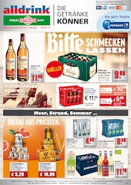 Der aktuelle alldrink Prospekt Der aktuelle alldrink Prospekt DIE GETRÄNKEKÖNNER