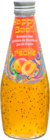 BOISSON AUX GRAINES DE BASILIC ET JUS DE FRUITS PÊCHE HAPPY BASIL - HAPPY BASIL en promo chez Auchan Hypermarché BOISSON AUX GRAINES DE BASILIC ET JUS DE FRUITS PÊCHE HAPPY BASIL - HAPPY BASIL dans le catalogue Auchan Hypermarché