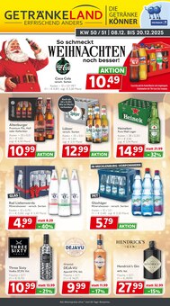 Coca Cola im aktuellen Getränkeland Prospekt (Rostock) Coca Cola im Getränkeland Prospekt "Die Getränkekönner" mit 13 Seiten (Rostock)