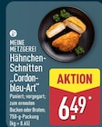Hähnchen-Schnitten „Cordon-bleu-Art“ von Meine Metzgerei für 6,49 € bei ALDI Nord im Angebot Hähnchen-Schnitten „Cordon-bleu-Art“ von Meine Metzgerei im aktuellen ALDI Nord Prospekt