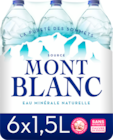 EAU MINÉRALE NATURELLE MONT BLANC - MONT BLANC en promo chez Auchan Supermarché Neuilly-sur-Seine à 2,68 €
