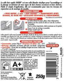 Leroy Merlin Villeneuve-d'Ascq - Colle à bois rapide Special materiaux 250g Promo Colle à bois rapide Special materiaux 250g dans le catalogue Leroy Merlin "Commandez en ligne et retirez en magasin" à Villeneuve-d'Ascq