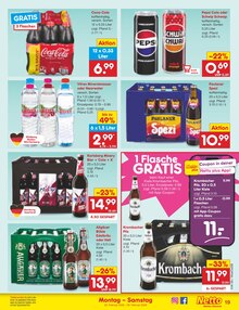 Wasser im aktuellen Netto Marken-Discount Prospekt (Heilbronn) Wasser im Netto Marken-Discount Prospekt "Aktuelle Angebote" mit 59 Seiten (Heilbronn)