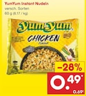 Instant Nudeln im Angebot bei Netto Marken-Discount in Voerde Instant Nudeln Angebote von YumYum bei Netto Marken-Discount Voerde für 0,49 €