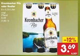 Pils oder Radler Angebote von Krombacher bei Netto Marken-Discount Buxtehude für 3,69 €