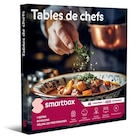 Coffret cadeau SmartBox Tables de chefs dans le catalogue Fnac