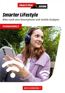 Aktueller MediaMarkt Saturn Prospekt "THEMENWELT Handy & Gadgets" Seite 1 von 1 Seiten