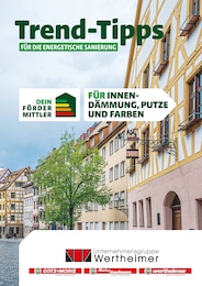 E. WERTHEIMER Prospekt für Illingen: "Trend-Tipps FÜR DIE ENERGETISCHE SANIERUNG", 7 Seiten, 01.11.2024 - 10.11.2024