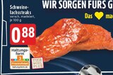 Aktuelle Schweinefleisch Angebote bei EDEKA in Remscheid Aktuelles Schweinelachssteaks Angebot bei EDEKA in Remscheid ab 0,88 €