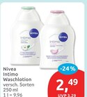 Intimo Waschlotion von Nivea für 2,49 € bei budni im Angebot Intimo Waschlotion von Nivea im aktuellen budni Prospekt